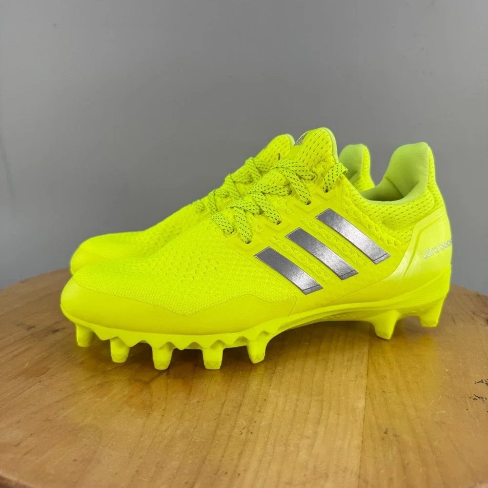 Adidas UltraBoost Football Cleats Mens Size 9 Team Solar Yellow Molded NEW